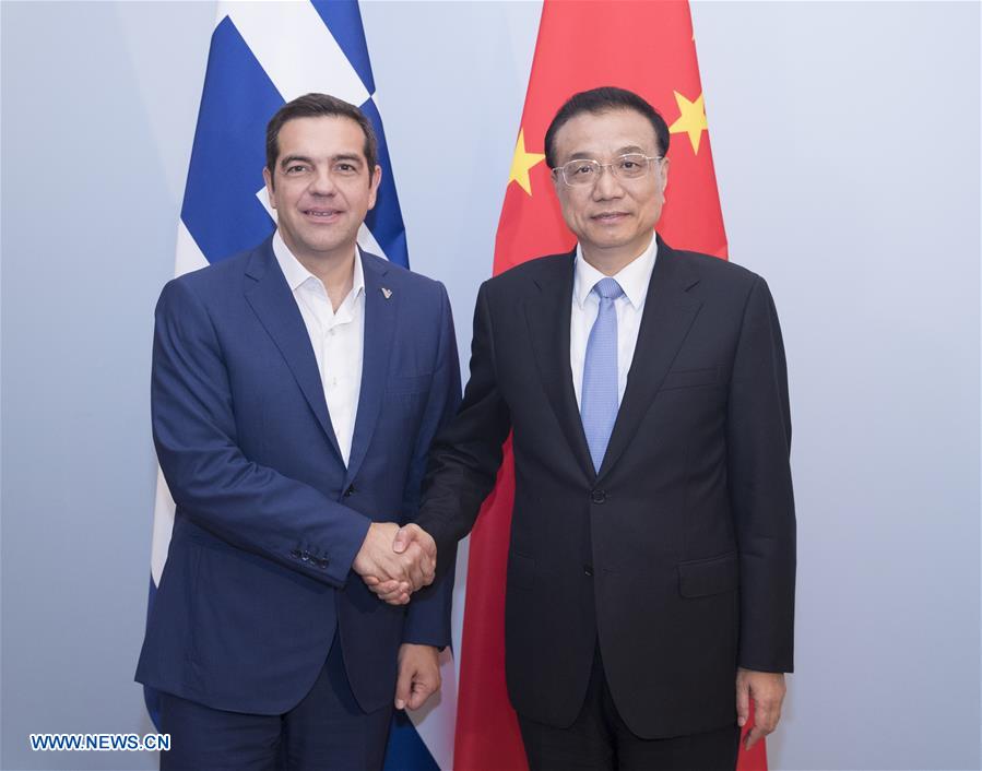 BELGIUM-CHINA-LI KEQIANG-GREEK PM-MEETING (CN)