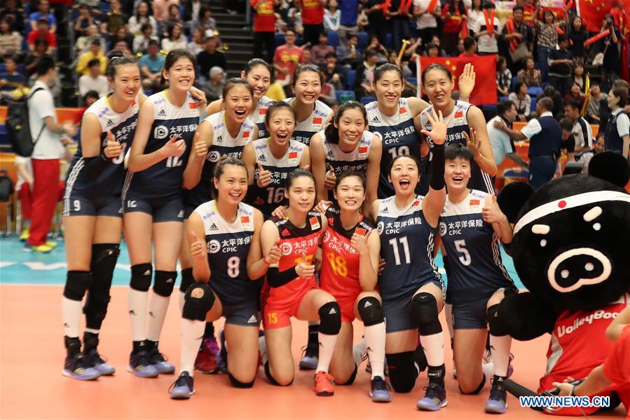 (SP)JAPAN-YOKOHAMA-VOLLEYBALL-WOMEN'S WORLD CHAMPIONSHIP-CHINA VS NETHERLANDS