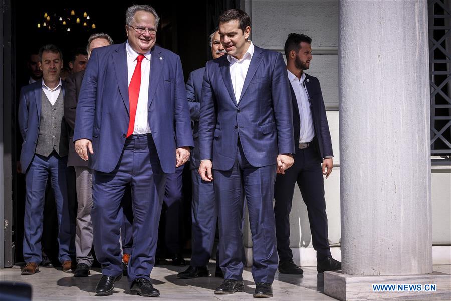 GREECE-ATHENS-PM-ALEXIS TSIPRAS-FOREIGN MINISTER-SWEARING IN  