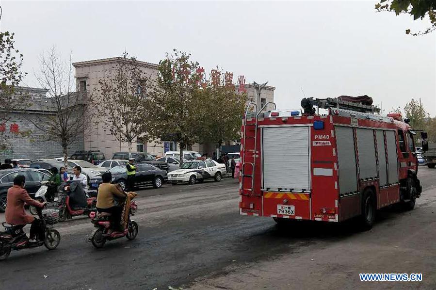 CHINA-SHANDONG-COAL MINE-ROCK BURST-ACCIDENT (CN)