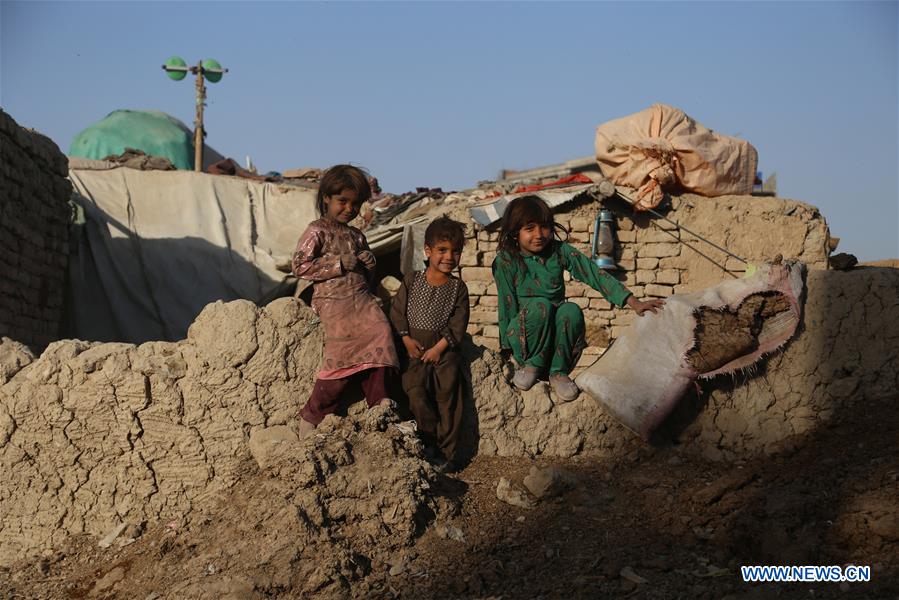AFGHANISTAN-KABUL-DISPLACED CAMP-CHILDREN