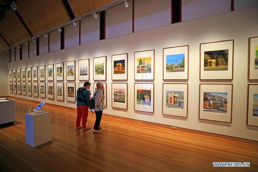 AUSTRALIA-CANBERRA-ARTIST-BUS SHELTER