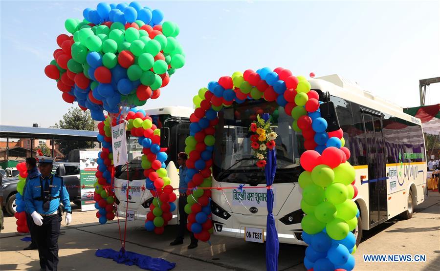 NEPAL-LALITPUR-MADE IN CHINA-ELECTRIC BUS
