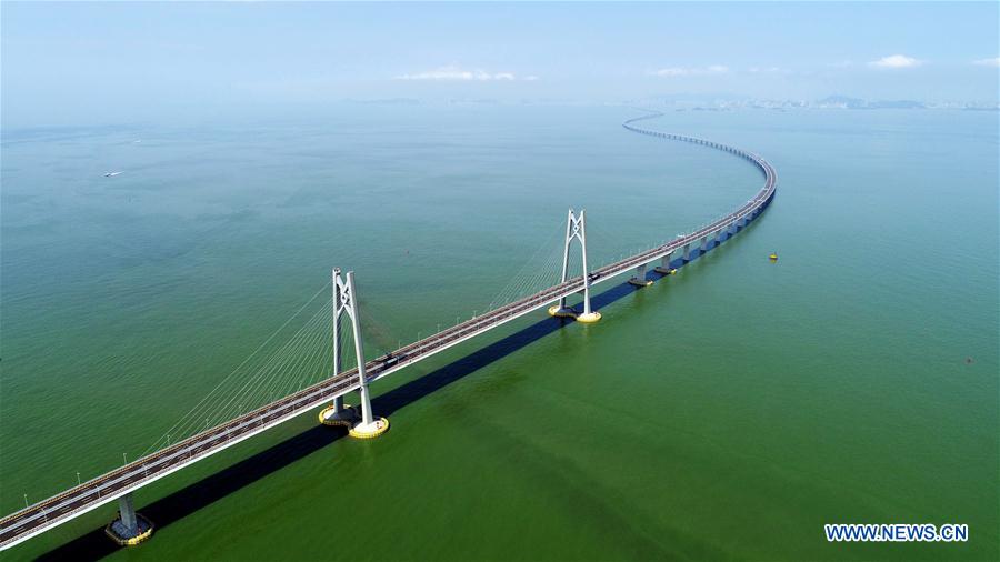 Новости Синьхуа: открывается самый длинный в мире перекрестный мост, объединяющий район Большого залива Китая