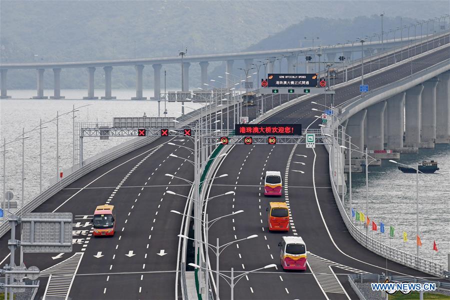 CHINA-HONG KONG-ZHUHAI-MACAO BRIDGE-PUBLIC TRAFFIC-OPEN (CN)
