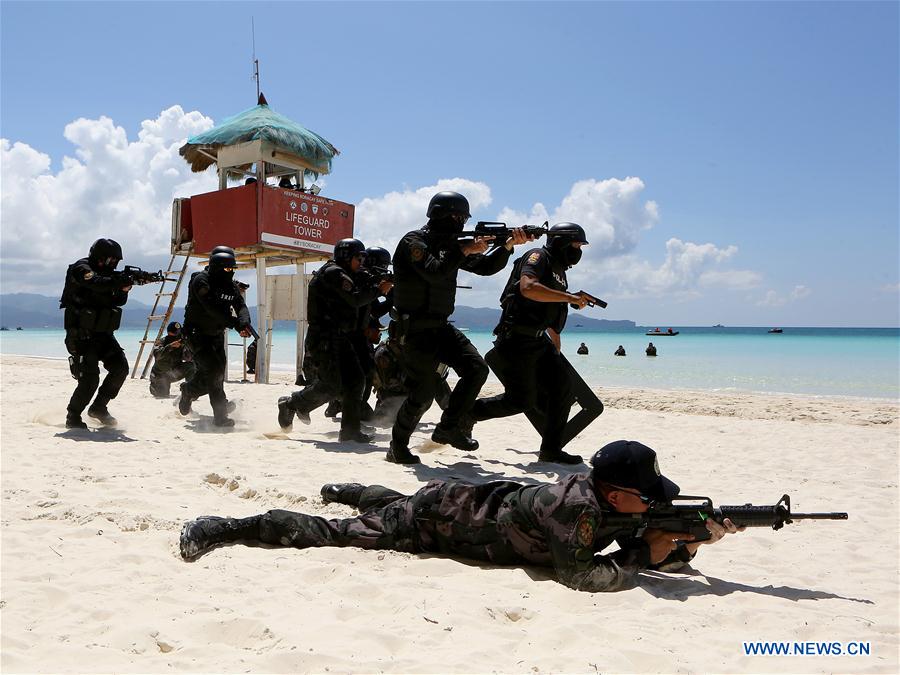 PHILIPPINES-BORACAY ISLAND-SECURITY CAPABILITY DEMONSTRATION