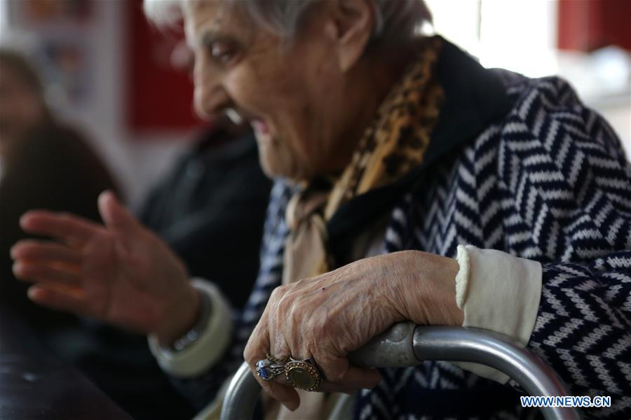 GREECE-ATHENS-NURSING HOMES-THEATRE