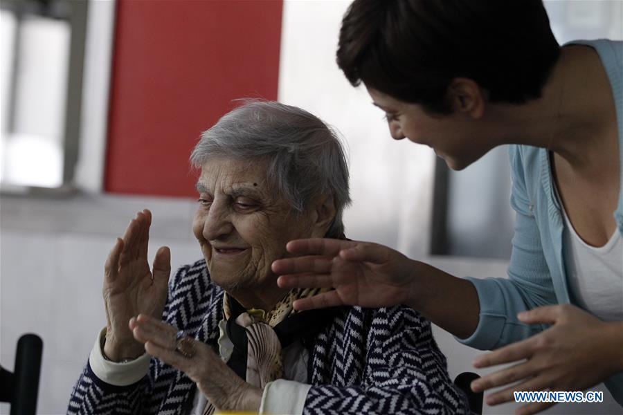 GREECE-ATHENS-NURSING HOMES-THEATRE
