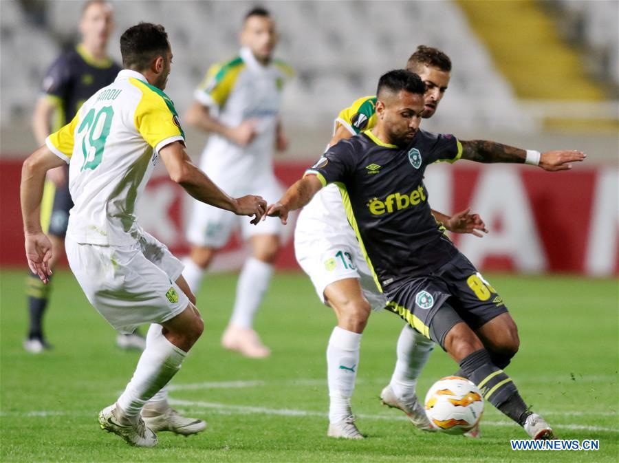 (SP)CYPRUS-NICOSIA-SOCCER-UEFA EUROPA LEAGUE-AEK LARNACA VS LUDOGORETS