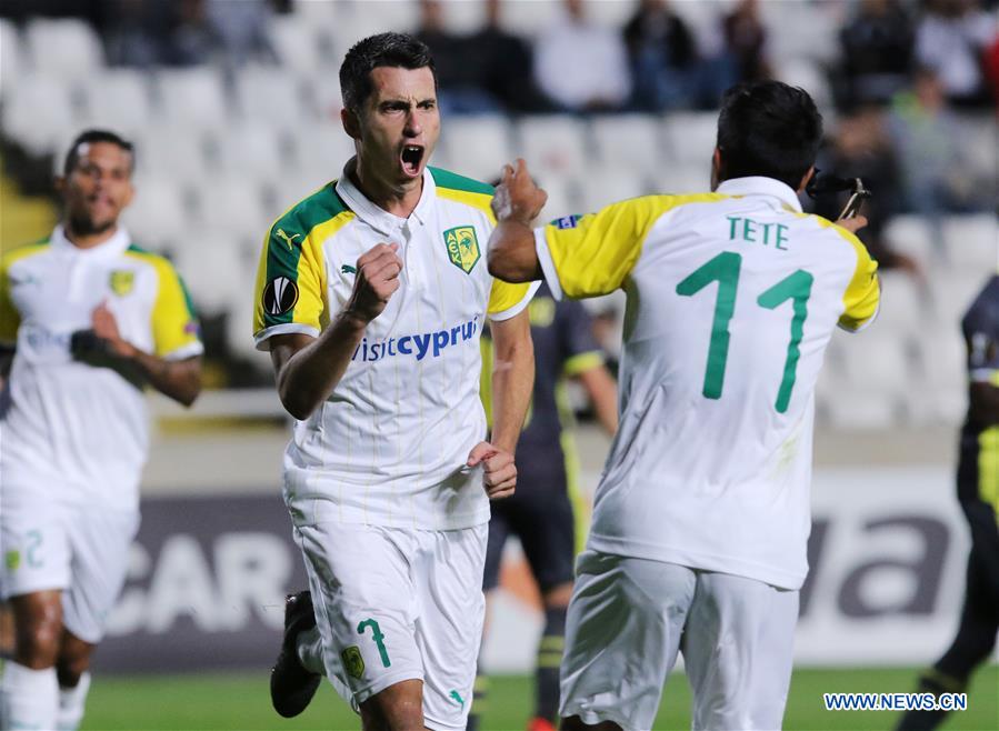 (SP)CYPRUS-NICOSIA-SOCCER-UEFA EUROPA LEAGUE-AEK LARNACA VS LUDOGORETS