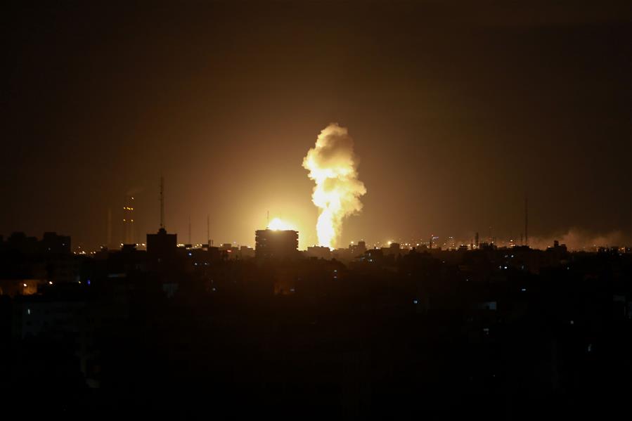 MIDEAST-GAZA-AIRSTRIKE