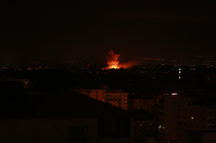 MIDEAST-GAZA-AIRSTRIKE