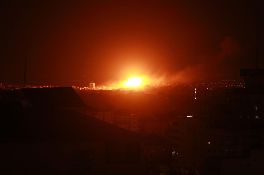 MIDEAST-GAZA-AIRSTRIKE
