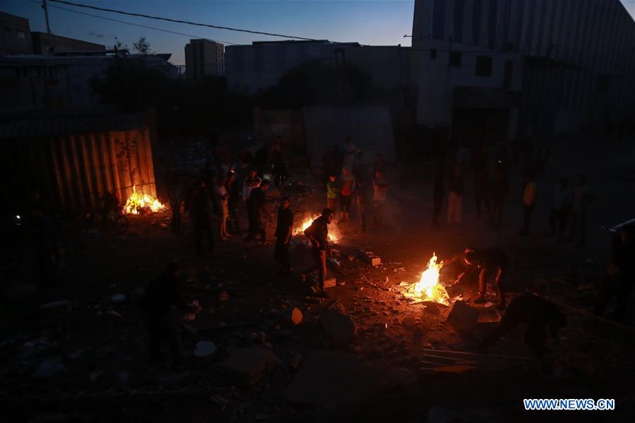 MIDEAST-GAZA-AIRSTRIKE