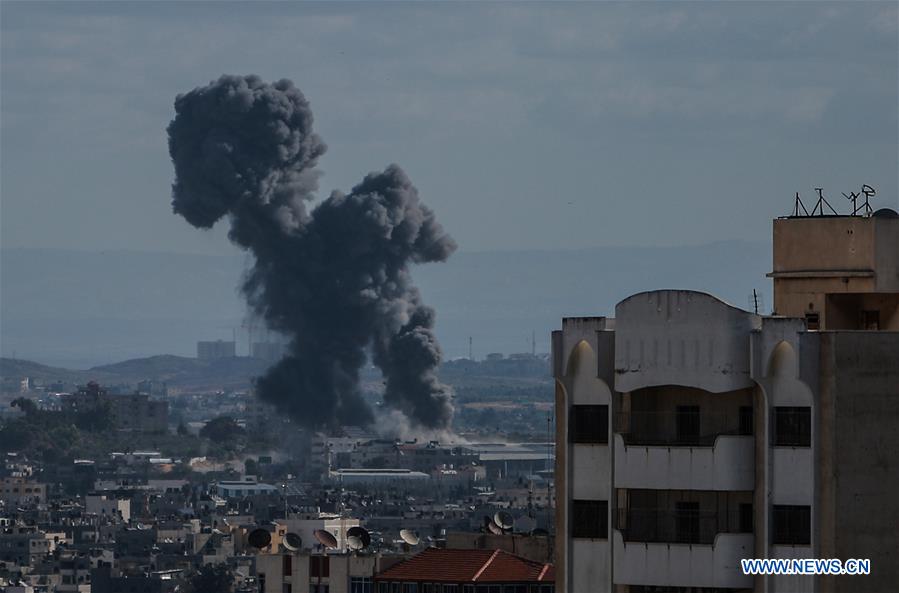 MIDEAST-GAZA-AIRSTRIKE