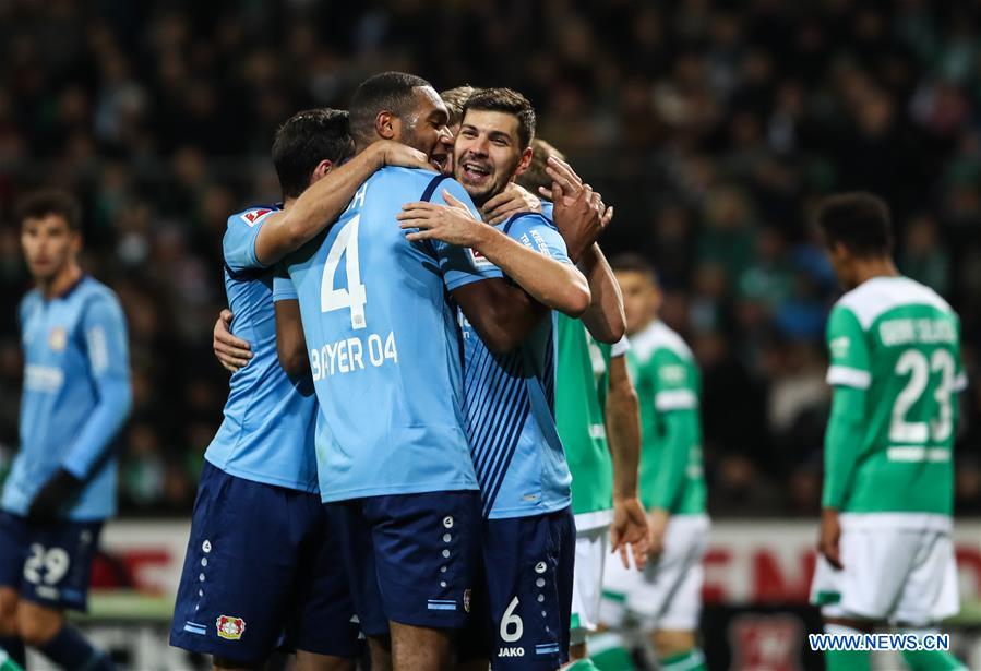 (SP)GERMANY-BREMEN-SOCCER-BUNDESLIGA-BREMEN VS LEVERKUSEN