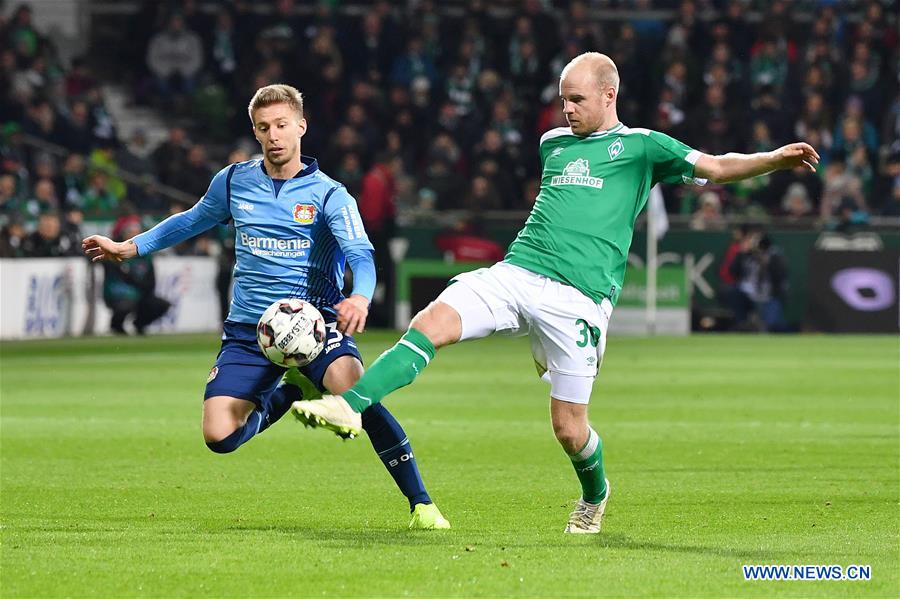 (SP)GERMANY-BREMEN-SOCCER-BUNDESLIGA-BREMEN VS LEVERKUSEN