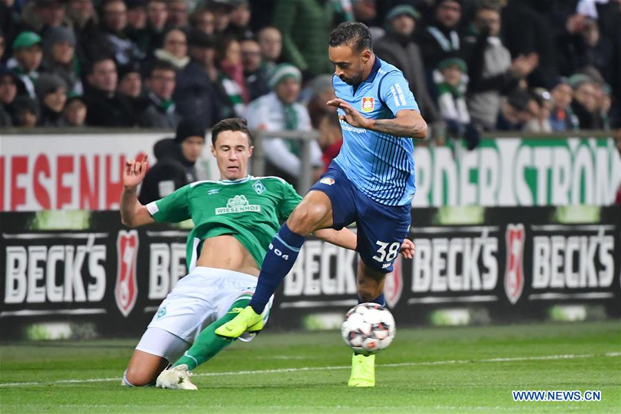 (SP)GERMANY-BREMEN-SOCCER-BUNDESLIGA-BREMEN VS LEVERKUSEN
