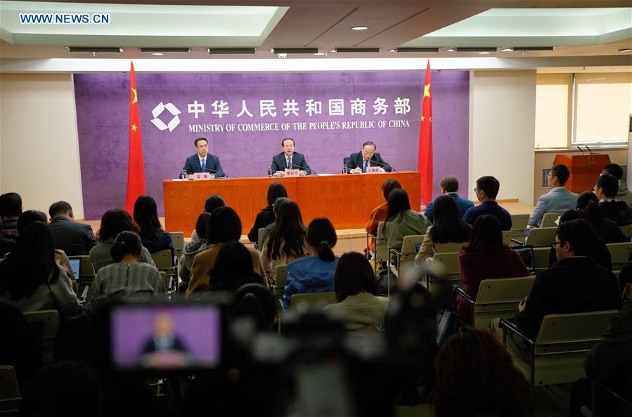 CHINA-BEIJING-MINISTRY OF COMMERCE-PRESS CONFERENCE-CIIE (CN)