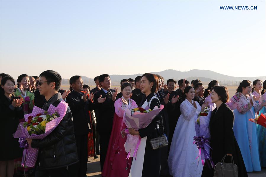 DPRK-PYONGYANG-CHINESE DELEGATION OF LITERARY AND ART WORKERS-VISIT