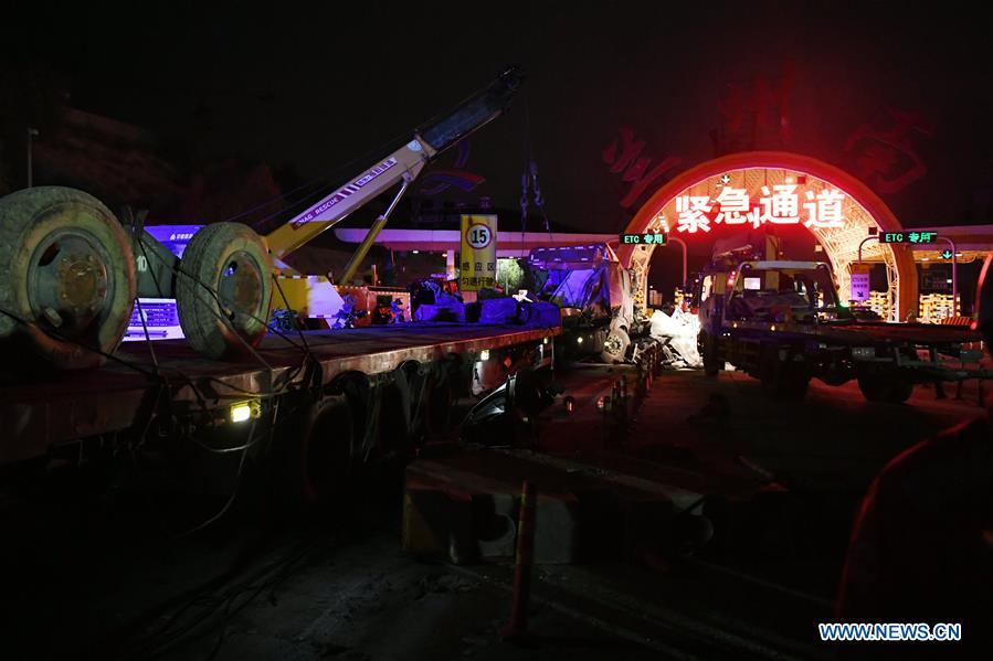 CHINA-GANSU-LANZHOU-TRAFFIC ACCIDENT (CN)