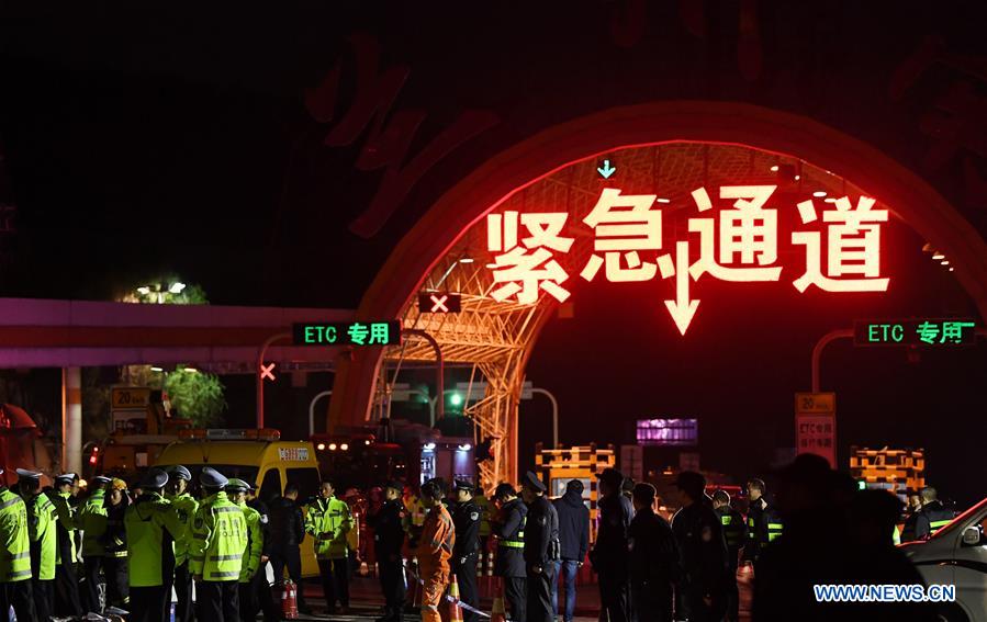 CHINA-GANSU-LANZHOU-TRAFFIC ACCIDENT (CN)