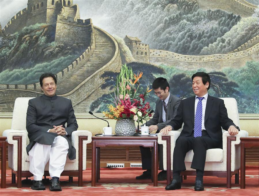 CHINA-BEIJING-LI ZHANSHU-PAKISTANI PM-MEETING (CN)