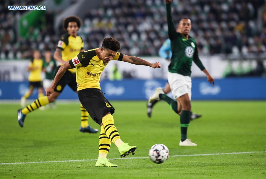 (SP)GERMANY-WOLFSBURG-SOCCER-BUNDESLIGA-WOLFSBURG VS DORTMUND