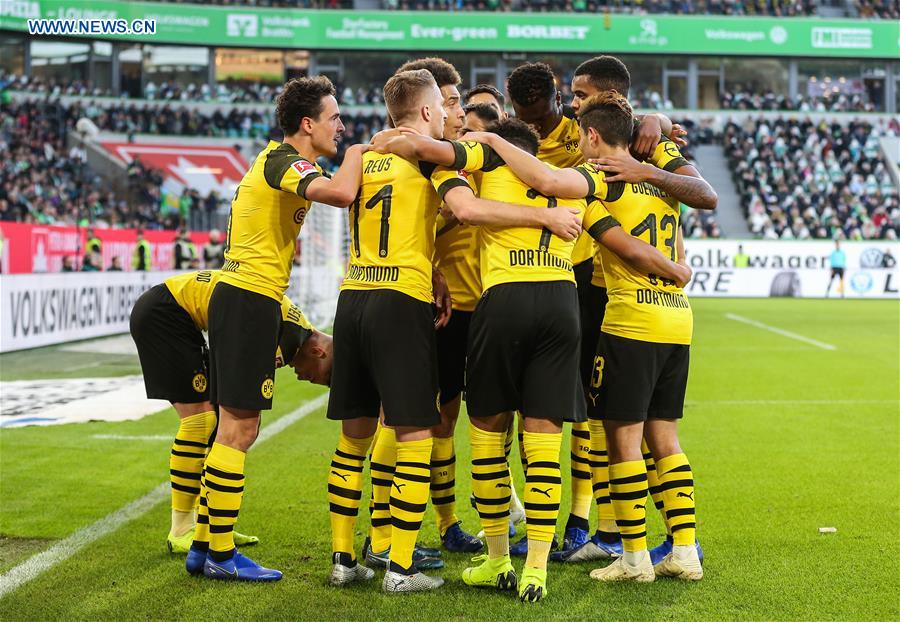 (SP)GERMANY-WOLFSBURG-SOCCER-BUNDESLIGA-WOLFSBURG VS DORTMUND