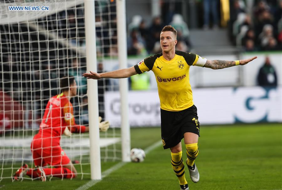 (SP)GERMANY-WOLFSBURG-SOCCER-BUNDESLIGA-WOLFSBURG VS DORTMUND