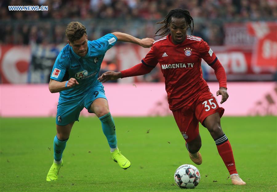 (SP)GERMANY-MUNICH-SOCCER-BUNDESLIGA-BAYERN MUNICH VS FREIBURG