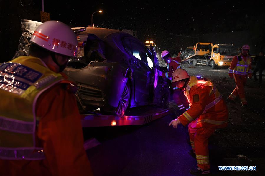 CHINA-GANSU-LANZHOU-TRAFFIC ACCIDENT (CN)