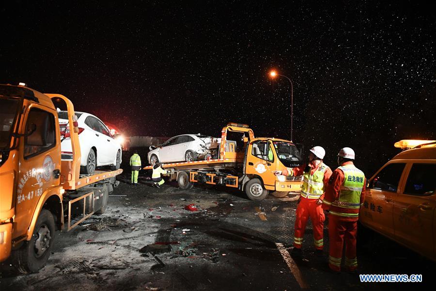 CHINA-GANSU-LANZHOU-TRAFFIC ACCIDENT (CN)