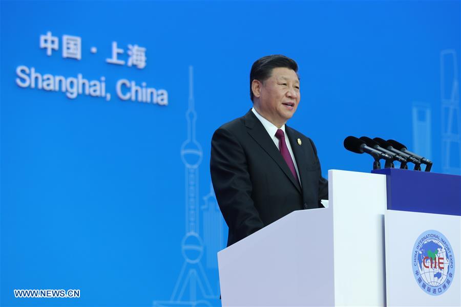 (IMPORT EXPO)CHINA-SHANGHAI-XI JINPING-CIIE-OPENING CEREMONY (CN)
