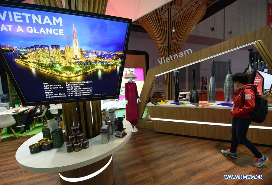 (IMPORT EXPO)CHINA-SHANGHAI-CIIE-GUEST COUNTRIES OF HONOR (CN)