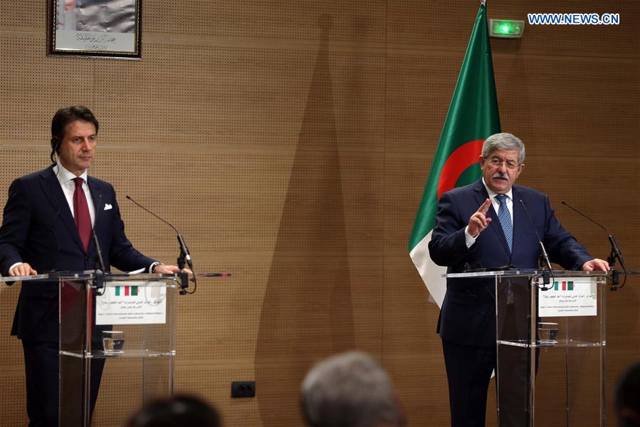 ALGERIA-ALGIERS-PM-ITALY-PM-PRESS CONFERENCE
