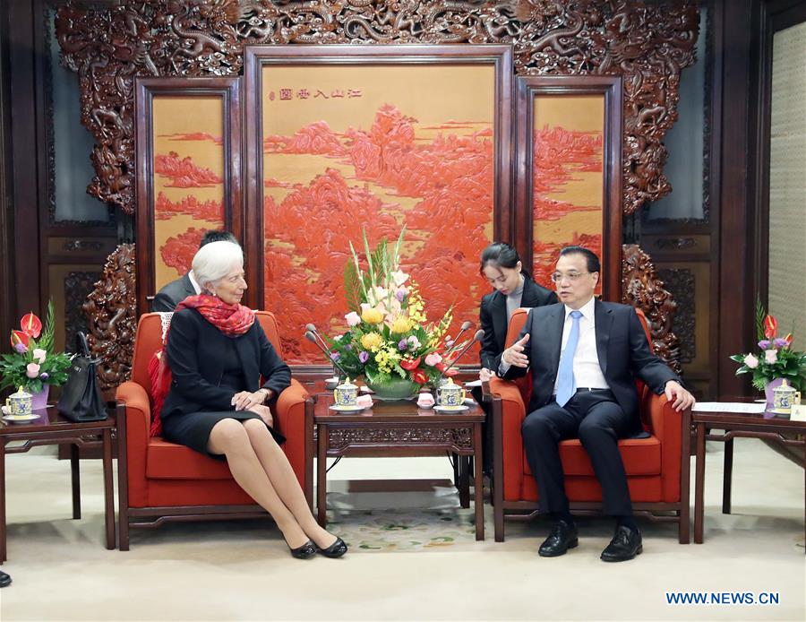 CHINA-BEIJING-LI KEQIANG-IMF CHIEF-MEETING (CN)