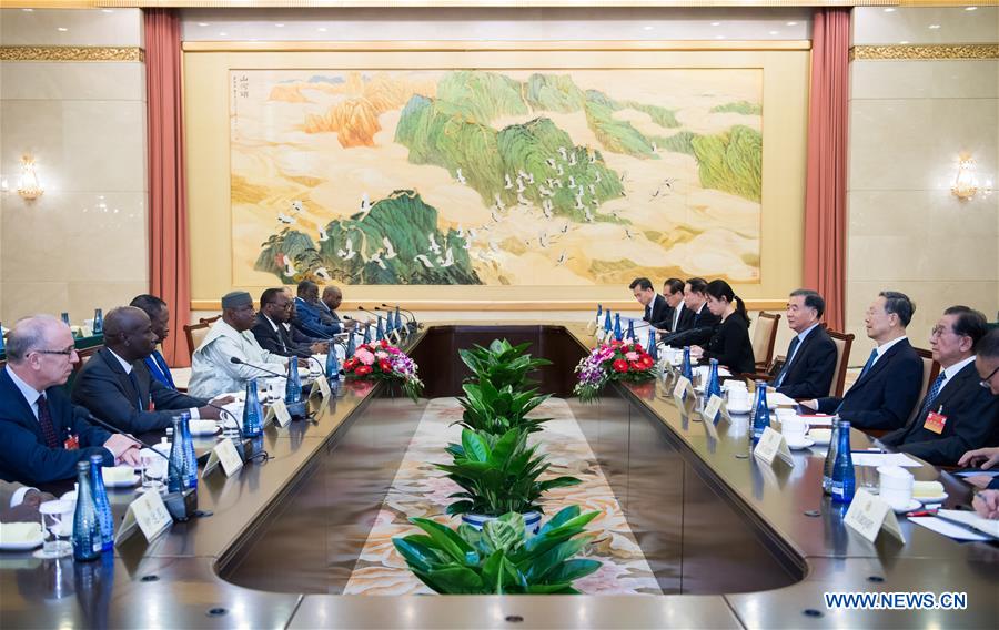 CHINA-BEIJING-WANG YANG-AFRICAN DELEGATION-MEETING (CN)