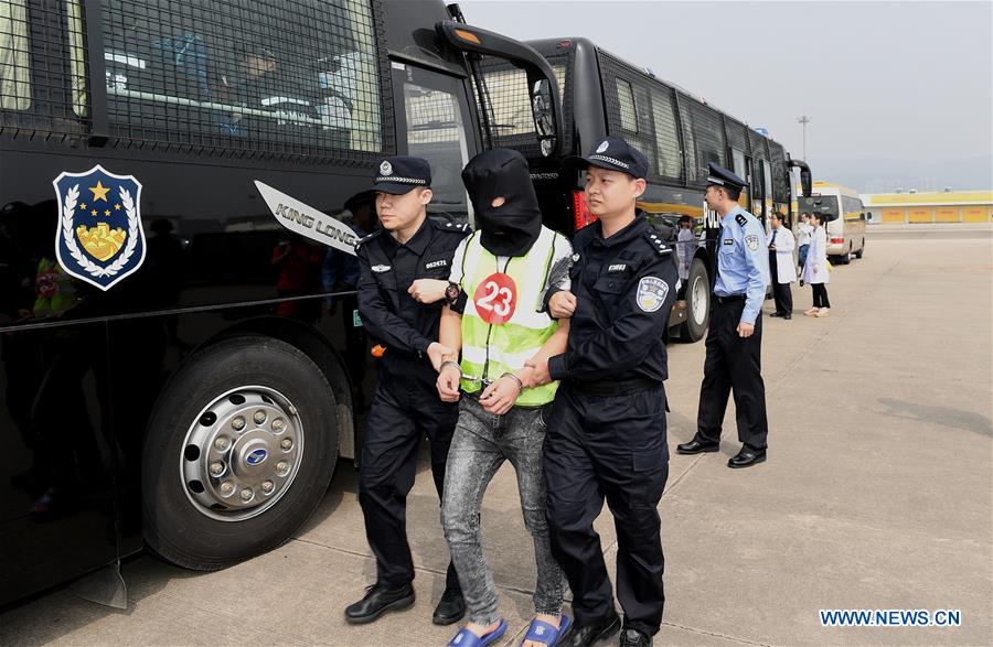 CHINA-GUANGDONG-CYBER FRAUD-SUSPECT-ARREST (CN)