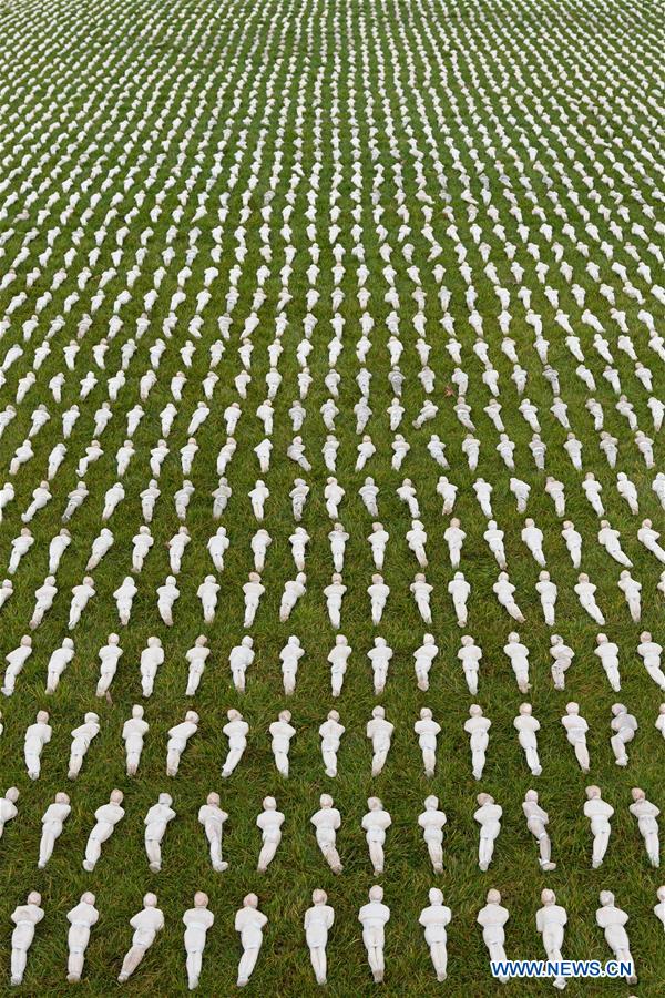 BRITAIN-LONDON-INSTALLATION-SHROUDS OF THE SOMME