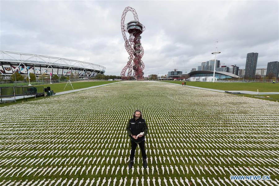 BRITAIN-LONDON-INSTALLATION-SHROUDS OF THE SOMME