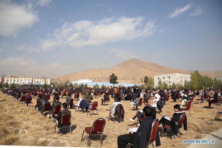 AFGHANISTAN-KABUL-MILITARY ACADEMY ENTRY TEST
