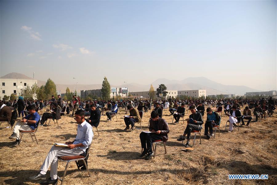 AFGHANISTAN-KABUL-MILITARY ACADEMY ENTRY TEST
