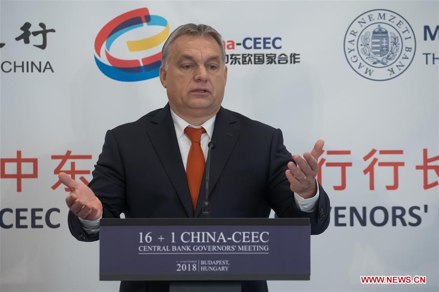 HUNGARY-BUDAPEST-CHINA-CEEC-CENTRAL BANK GOVERNORS' MEETING