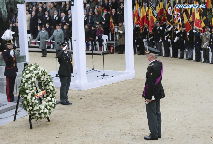 BELGIUM-BRUSSELS-WWI ARMISTICE-CEREMONY