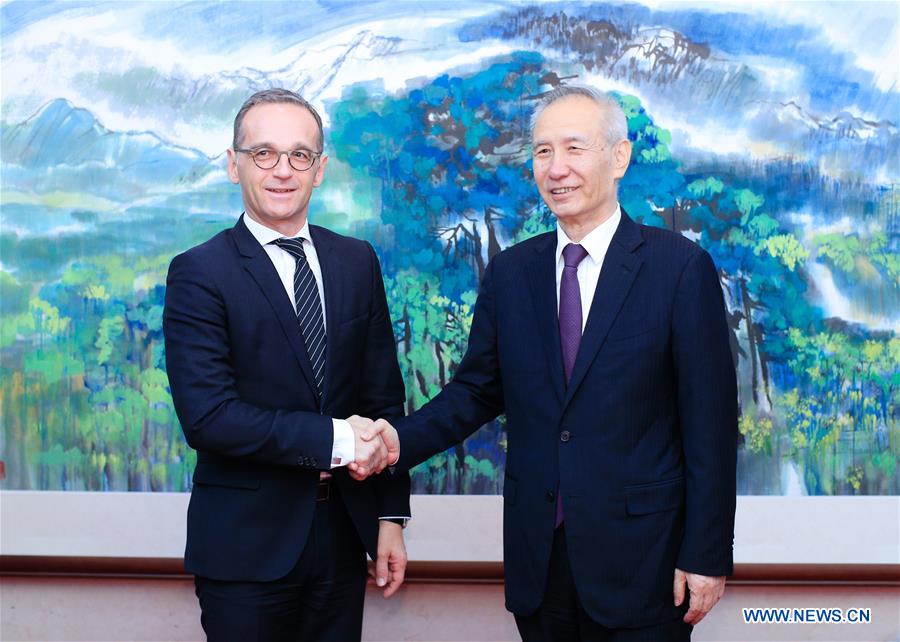 CHINA-BEIJING-LIU HE-GERMAN FM-MEETING (CN)