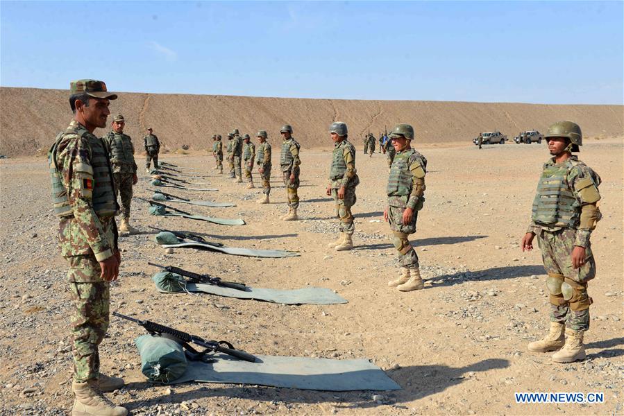 AFGHANISTAN-KANDAHAR-MILITARY TRAINING