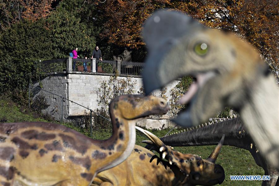 SWITZERLAND-ZURICH-DINOSAUR-EXHIBITION