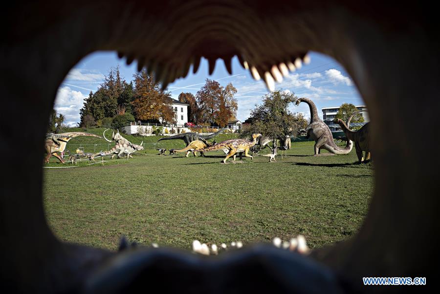 SWITZERLAND-ZURICH-DINOSAUR-EXHIBITION