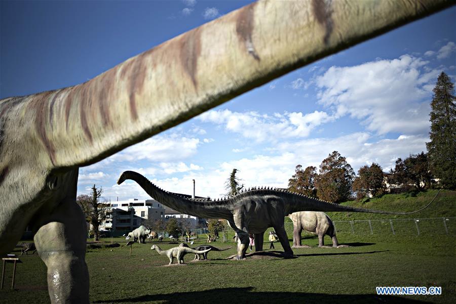 SWITZERLAND-ZURICH-DINOSAUR-EXHIBITION